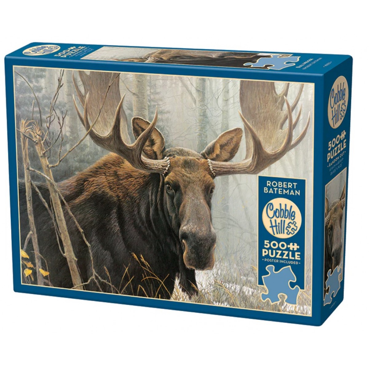 Cobble Hill Jigsaw Puzzle: Bull Moose 